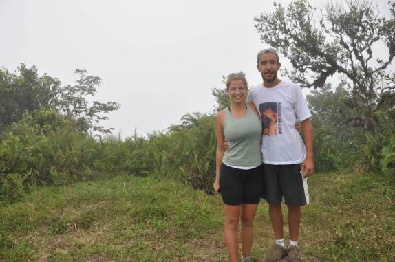 No pico do El Tucuche, a segunda mais alta montanha da ilha de Trinidad